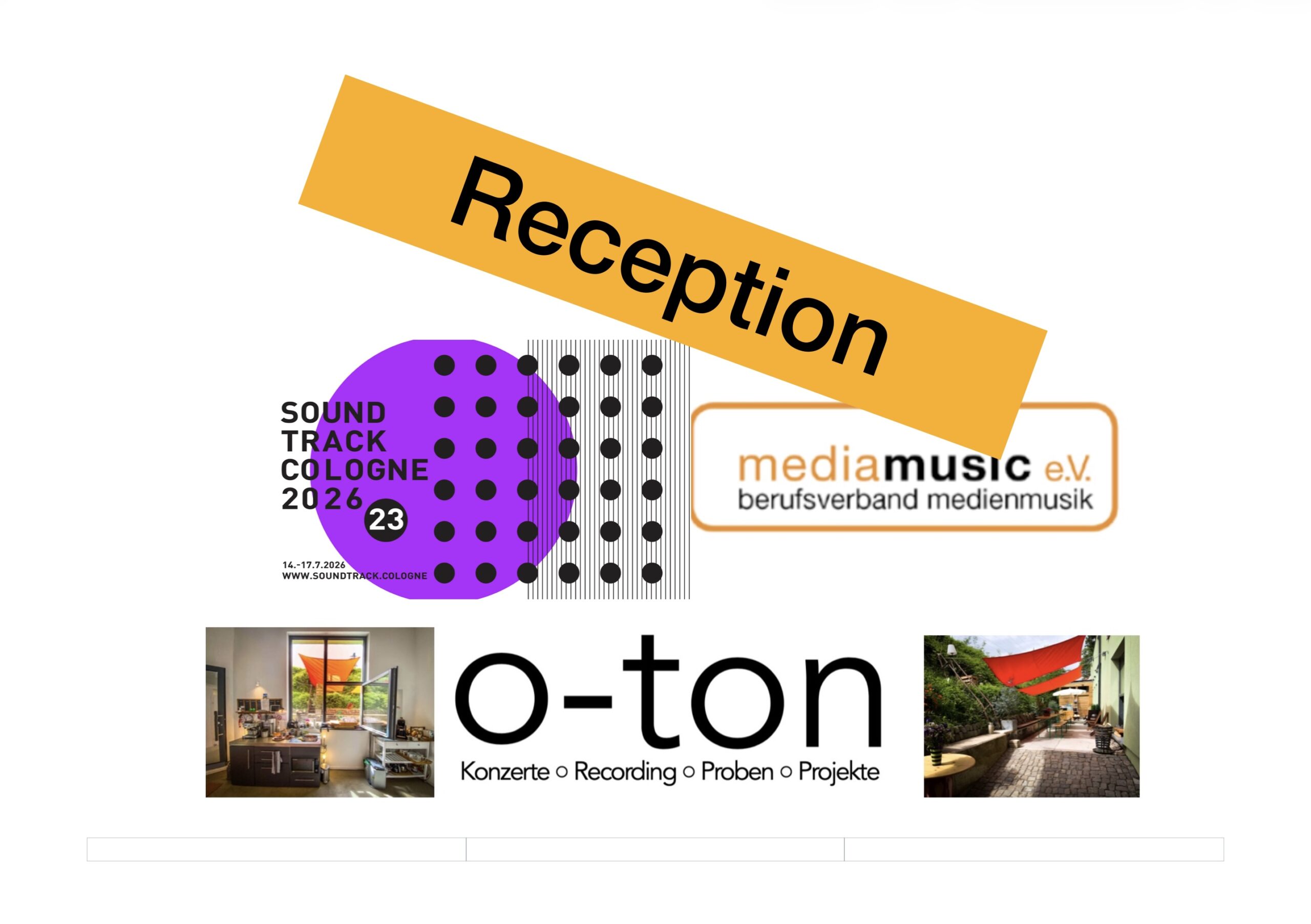 RECEPTION // 15.7.26 // 21:30h // SoundTrack_Cologne mediamusic Networking Invitation // Empfang